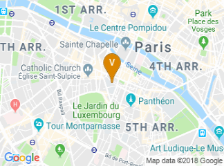 map of Centre de Recherche des Cordeliers
