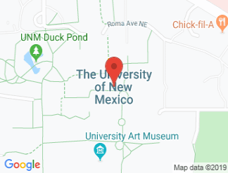 map of The University of New Mexico