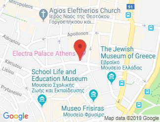 map of Electra Palace Athens