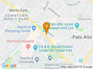 map of Sheraton Palo Alto Hotel