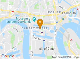 map of One Canada Square