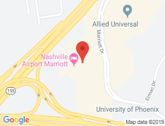 map of Nashville Airport Marriott