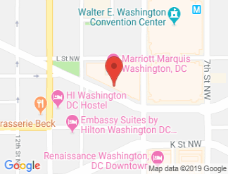 map of Marriott Marquis Washington DC