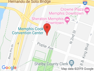 map of Memphis Cook Convention Center