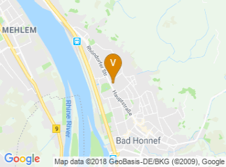 map of Physikzentrum Bad Honnef (PBH)