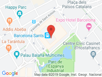 map of Barcelo Sants