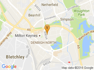 map of MK Dons Stadium