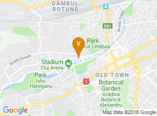 map of Grand Hotel Napoca