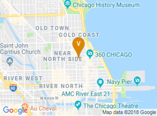 map of Waldorf Astoria Chicago