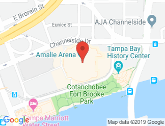map of Amalie Arena