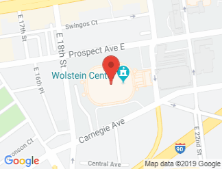 map of Wolstein Center