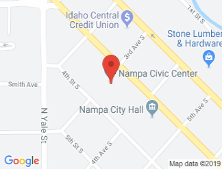 map of Nampa Civic Center