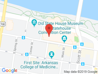 map of Little Rock Marriott