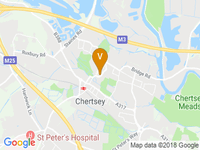 map of Chertsey Hall