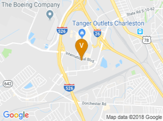 map of Embassy Suites Charleston Airport Hotel & Convention Center