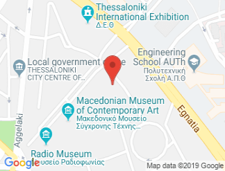 map of Thessaloniki International Exhibition