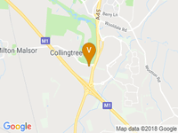 map of Hilton Northampton