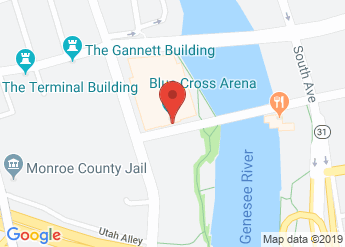 map of Blue Cross Arena