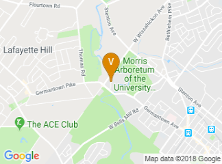 map of Chestnut Hill College