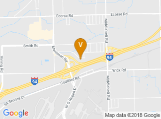map of Detroit Metro Airport Marriott