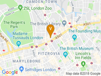 map of The Wesley Euston