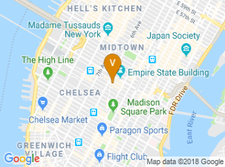 map of Radisson Martinique on Broadway