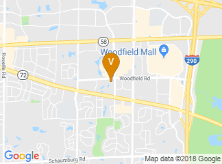 map of Hilton Garden Inn Schaumburg