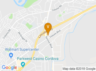 map of Sacramento Marriott Rancho Cordova