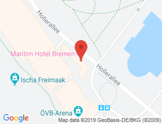 map of Maritim Hotel Bremen