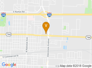 map of DoubleTree by Hilton Hotel Springfield
