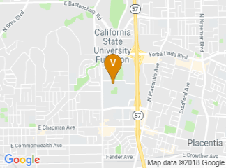 map of California State University Fullerton