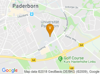 map of University of Paderborn