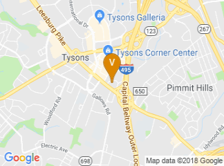map of Tysons Corner Marriott