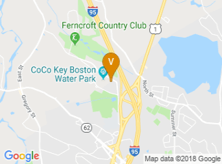 map of DoubleTree by Hilton Boston North Shore