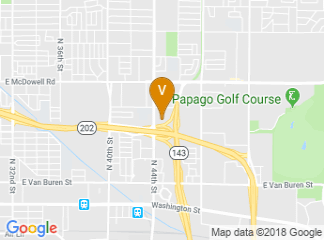map of Phoenix Airport Marriott