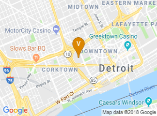 map of MGM Grand Detroit