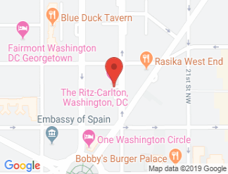 map of The Ritz-Carlton Washington DC