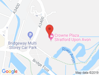 map of Crowne Plaza Stratford Upon Avon