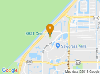 map of BB&T Center