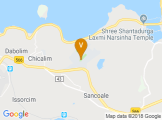 map of BITS Pilani K K Birla Goa Campus