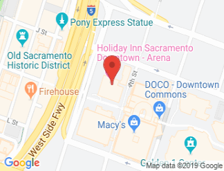 map of Holiday Inn Sacramento Downtown - Arena