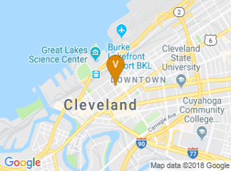 map of The Westin Cleveland Downtown