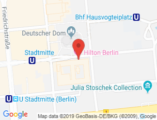 map of Hilton Berlin