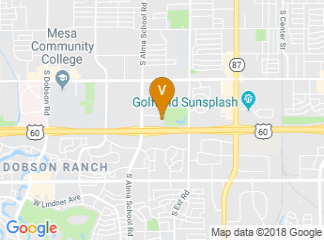 map of Hilton Phoenix / Mesa