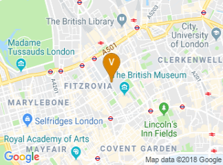 map of Birkbeck, University of London