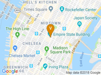map of 7 W New York