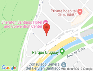 map of Sheraton Santiago Hotel and Convention Center