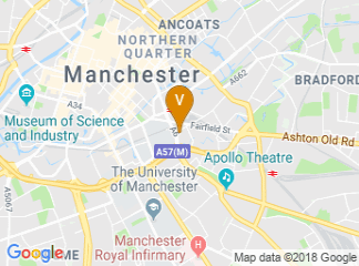 map of Macdonald Manchester Hotel & Spa