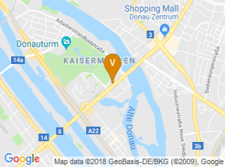 map of Hotel NH Danube City