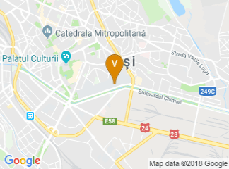 map of Technical University of Iasi Gheorghe Asachi